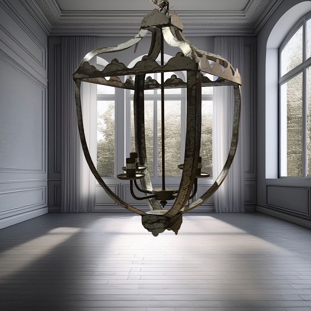 Antique Bronze Hanging Sculpture